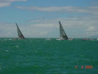 Team NZ und Alinghi 