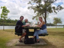 Picknick bei Hope Island