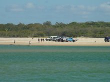 Autos auf dem Strand