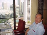 Uitzicht vanuit de Club Lounge
