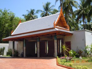 Der Carport vom Thai Haus.