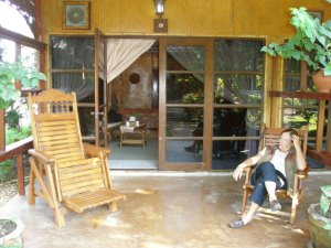 Maekok River Village Resort Terrasse.