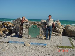 Suedlichster Punkt Afrikas: Cape Angulhas