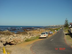 Strand ten westen van  Hermanus