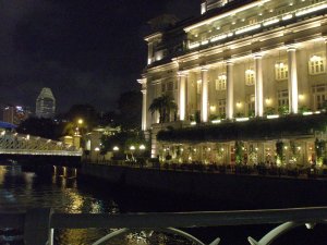 Singapore by night.